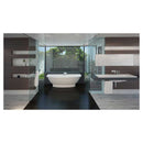 Aquatica Gem 76" x 40" Freestanding EcoMarmor Bathtub 4