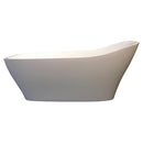 Aquatica Emmanuelle 72" x 34" Slipper Tub 2