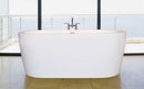 Aquatica PureScape 63" x 27.5" Freestanding Acrylic Bathtub