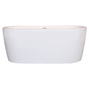 Aquatica PureScape 63" x 27.5" Freestanding Acrylic Bathtub 3