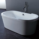 Aquatica PureScape 59" x 30" Freestanding Acrylic Bathtub