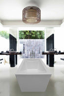 Aquatica PureScape 70.75" x 33.5" Bathtub 6