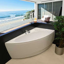 Aquatica Idea 59" H x 25.25" W Freestanding Acrylic Bathtub 4