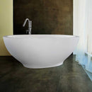 Aquatica Karolina 70.875" H x 25.625" W Freestanding AquaStone Bathtub
