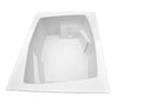 American Acrylic 72" x 54" Arm-Rest Whirlpool Tub