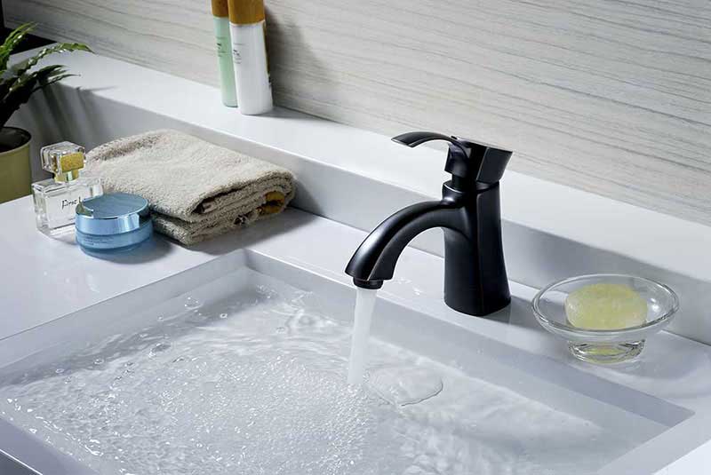 Anzzi Alto Series Single Handle Bathroom Sink Faucet in Oil Rubbed Bronze 6
