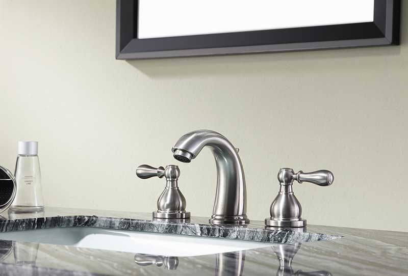 Anzzi Merchant 8 in. Widespread 2-Handle Bathroom Faucet in Brushed Nickel L-AZ137BN 3