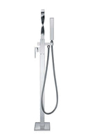 Anzzi Yosemite 2-Handle Claw Foot Tub Faucet with Hand Shower in Polished Chrome FS-AZ0050CH 15