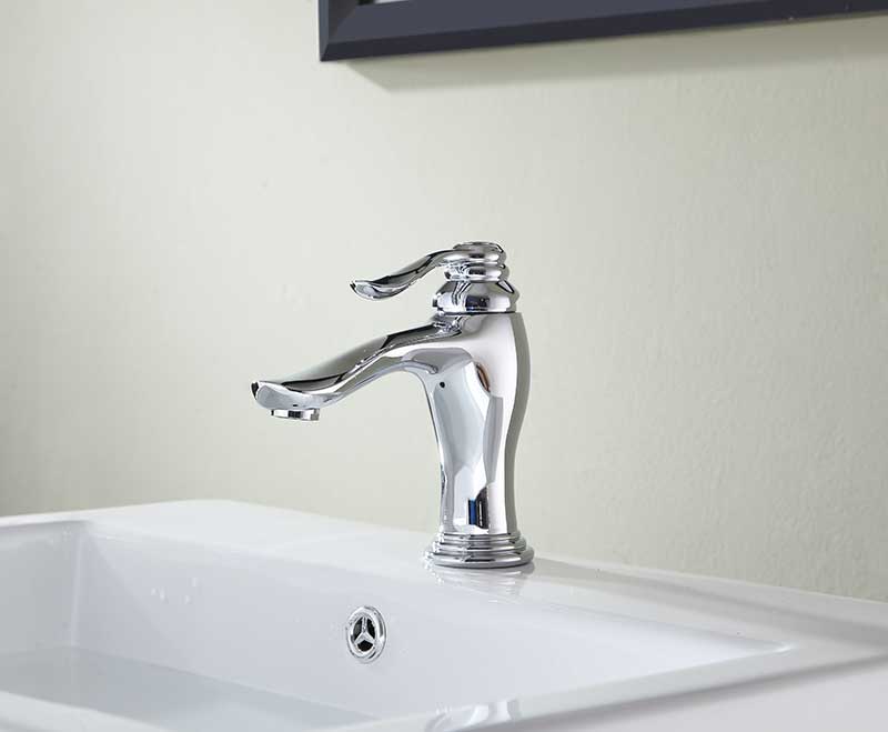 Anzzi Anfore Single Hole Single Handle Bathroom Faucet in Polished Chrome L-AZ104CH 2