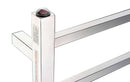 Anzzi Charles Series 6-Bar Stainless Steel Wall Mounted Electric Towel Warmer Rack in Polished Chrome 2