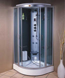 Steam Planet Personal Rounded Sliding Door Corner Steam Shower