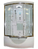 Steam Planet Personal Sliding Door Steam Shower with Whirlpool Bathtub