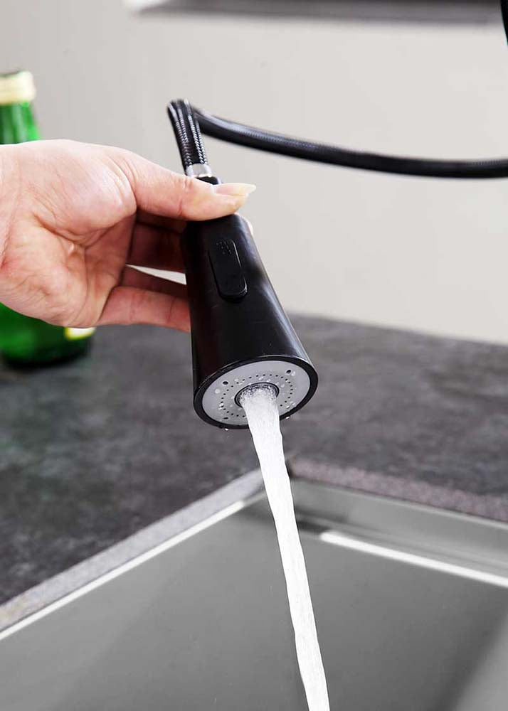 Anzzi Tulip Single-Handle Pull-Out Sprayer Kitchen Faucet in Oil Rubbed Bronze KF-AZ216ORB 9
