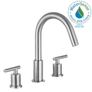 Anzzi Roman 8 in. Widespread 2-Handle Bathroom Faucet in Brushed Nickel L-AZ190BN 2