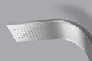 Anzzi Pier 48 in. Full Body Shower Panel with Heavy Rain Shower and Spray Wand in Brushed Steel SP-AZ076 13