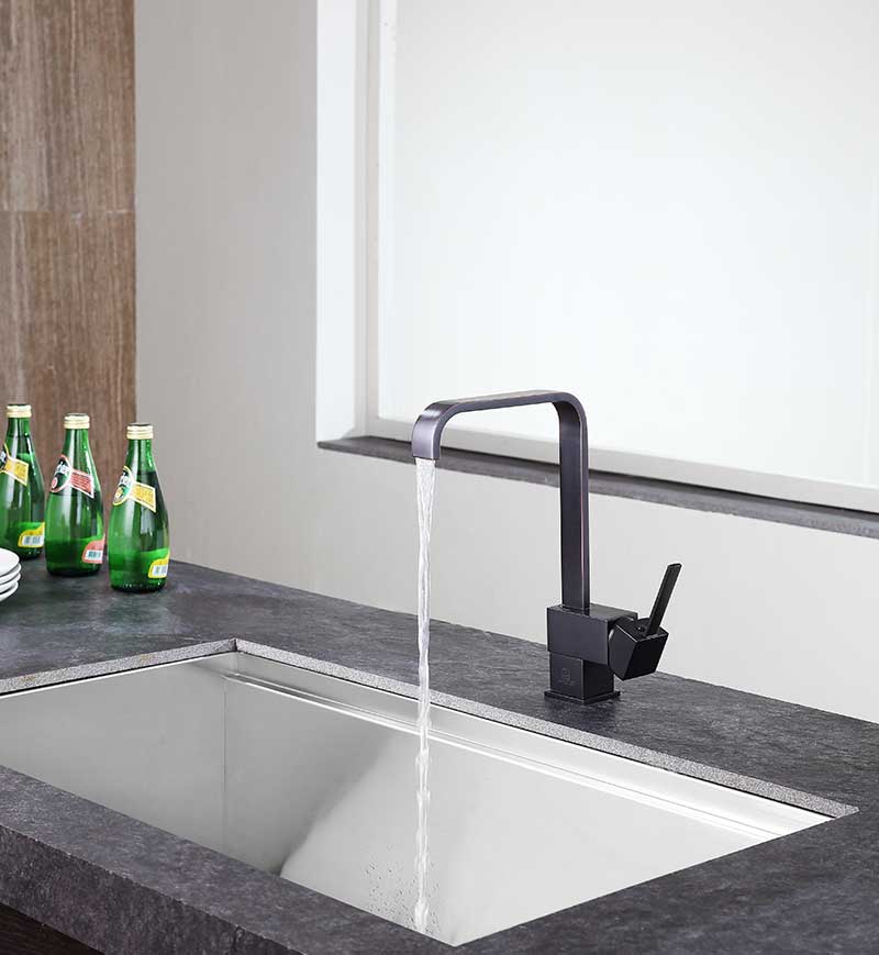 Anzzi Sabre Single-Handle Standard Kitchen Faucet in Oil Rubbed Bronze KF-AZ220ORB 5