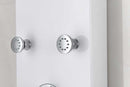 Anzzi Panther 60 in. 6-Jetted Full Body Shower Panel with Heavy Rain Shower and Spray Wand in White SP-AZ8088 26