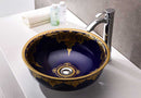 Anzzi Scepter Series Vessel Sink in Royal Blue LS-AZ187 3