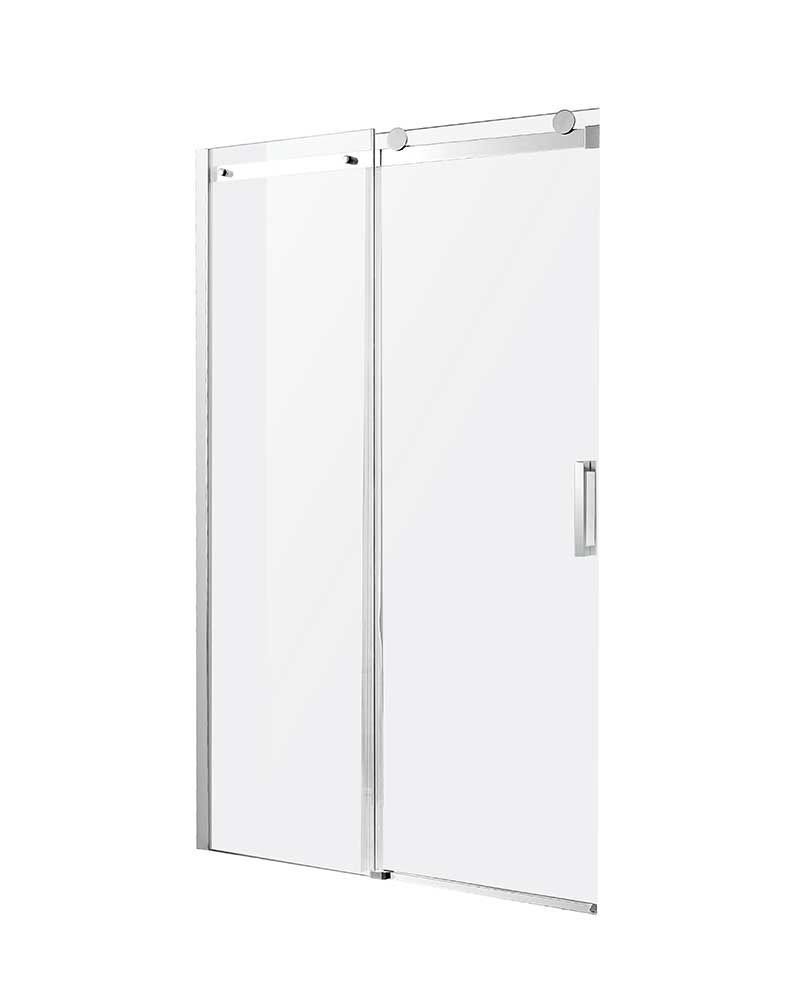 Anzzi Rhodes Series 48 in. x 76 in. Frameless Sliding Shower Door with Handle in Chrome SD-FRLS05701CH 3