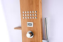 Anzzi Mansion 60 in. Full Body Shower Panel with Heavy Rain Shower and Spray Wand in Natural Bamboo