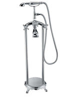 Anzzi Tugela 3-Handle Claw Foot Tub Faucet with Hand Shower in Polished Chrome FS-AZ0052CH 14