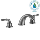 Anzzi Princess 8 in. Widespread 2-Handle Bathroom Faucet in Brushed Nickel L-AZ186BN 2