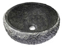 Anzzi Dragons Ash Vessel Sink in Mandy Black