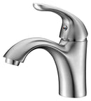 Anzzi Clavier Series Single Handle Bathroom Sink Faucet in Brushed Nickel