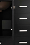 Anzzi Chateau 36 in. W x 22 in. D Vanity in Espresso with Marble Vanity Top in Carrara White with White Basin and Mirror 12