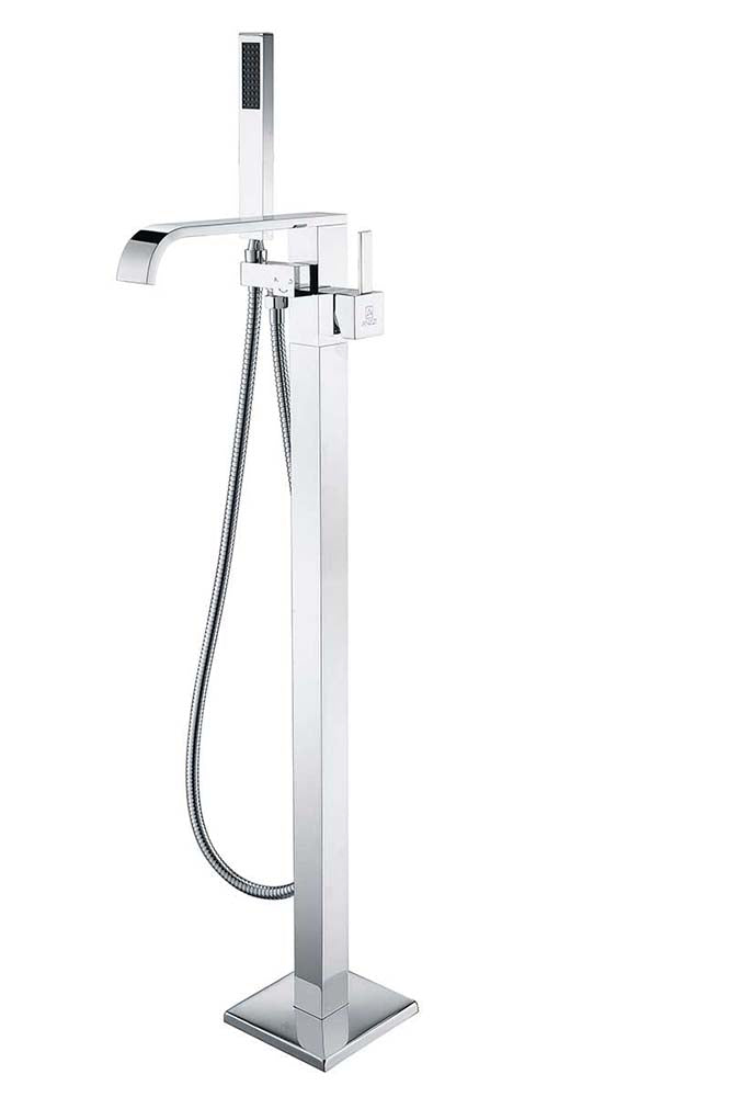 Anzzi Angel 2-Handle Claw Foot Tub Faucet with Hand Shower in Polished Chrome FS-AZ0044CH