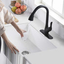 Anzzi Accent Series Single-Handle Pull-Down Sprayer Kitchen Faucet in Matte Black KF-AZ031MK 4