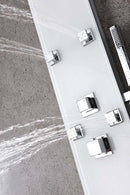 Anzzi Rhaus 60 in. 6-Jetted Full Body Shower Panel with Heavy Rain Shower and Spray Wand in White SP-AZ029 3