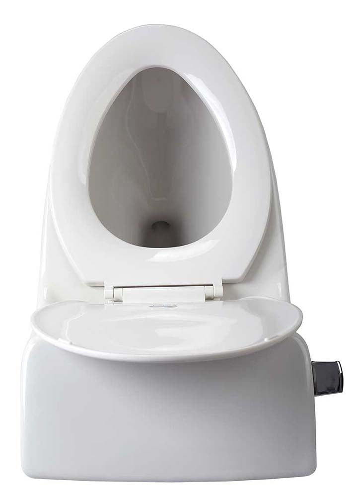Anzzi Zeus 1-piece 1.28 GPF Single Flush Elongated Toilet in White T1-AZ058 11