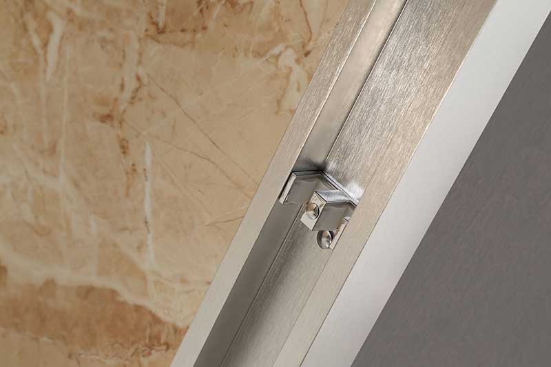 Anzzi Pharaoh 48 in. x 72 in. Framed Sliding Shower Door in Brushed Finish with Handle SD-AZ01BBH-R 7