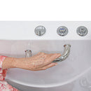 Ella Mobile 26"x45 Acrylic Air and Hydro Massage Walk-In Bathtub with Right Outward Swing Door, 2 Piece Fast Fill Faucet, 2"  Drain 13