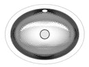 Anzzi Kingsmen 20 in. Handmade Drop-in Oval Bathroom Sink in Hammered Steel LS-AZ344 5