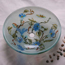 Legion Furniture Tempered Glass 1/2" Thick, 16.5" Diameter, 5.5" Height Matching Chrome Pop-Up Drain And Mounting Ring Anges Twmpes 2