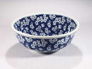 Legion Furniture Porcelain Sink Bowl Navy, White Flower