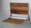 Anzzi Saxon 15 in. Teak Wall Mounted Shower Seat AC-AZ203 3