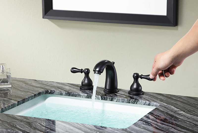 Anzzi Merchant 8 in. Widespread 2-Handle Bathroom Faucet in Oil Rubbed Bronze L-AZ137ORB 4