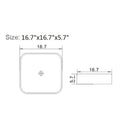 Anzzi Byzantian Series Ceramic Vessel Sink in Byzantine Mosaic Finish LS-AZ246 6