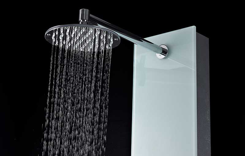 Anzzi Titan Series 60 in. Full Body Shower Panel System with Heavy Rain Shower and Spray Wand in White SP-AZ8096 9
