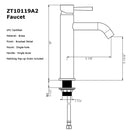 Legion Furniture Upc Faucet With Drain Brushed Nickel 4