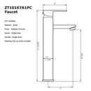 Legion Furniture Upc Faucet With Drain Polished Chrome 4