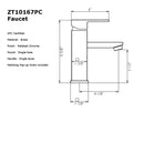 Legion Furniture Upc Faucet With Drain Polished Chrome 5