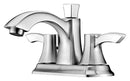 Anzzi Vista Series 2-Handle Bathroom Sink Faucet in Brushed Nickel