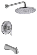 Anzzi Meno Series Single-Handle 1-Spray Tub and Shower Faucet in Brushed Nickel