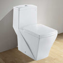 Ariel Bath Granada Contemporary Elongated 1 Piece Toilet with Dual Flush