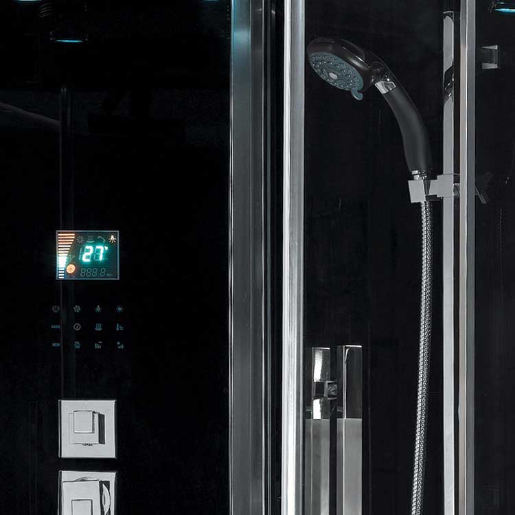 Ariel Bath Platinum Sliding Door Steam Shower with Tub 3