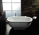 Ariel Bath 71" x 37" Free Standing Whirlpool Tub